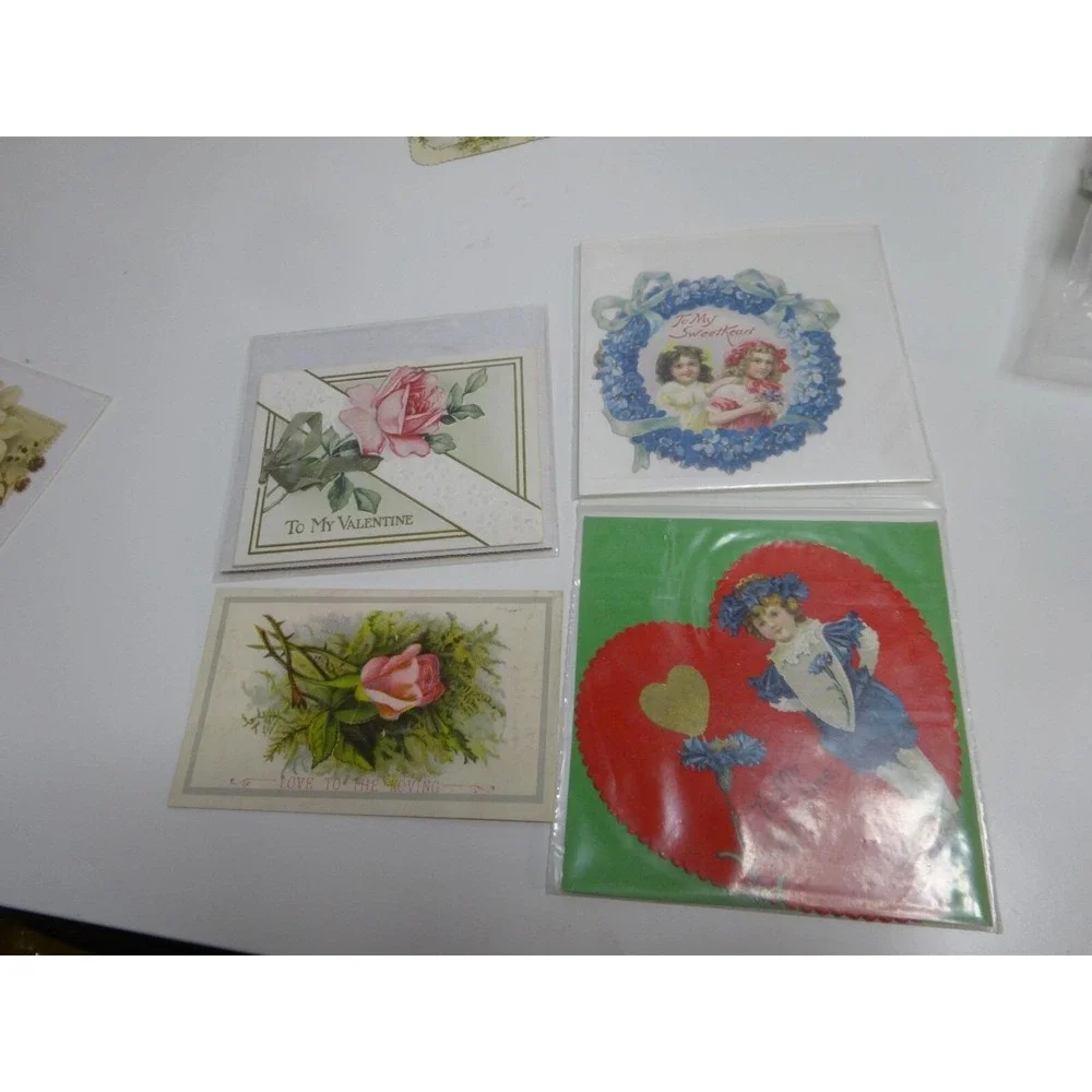 Antique German Die Cut‎ Victorian Valentines Early 1900s Germany & More